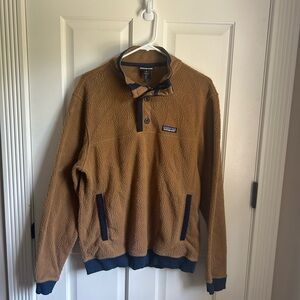 Patagonia Men's Tan Fleece Pullover